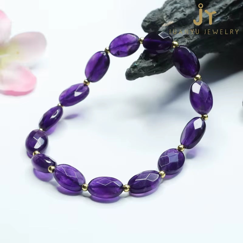 Natural Healing Crystal Bracelets  Amethyst Bracelets for Women