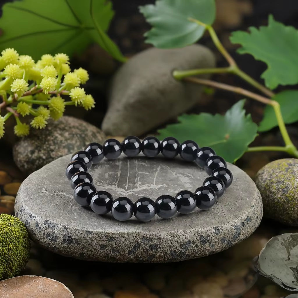 8Mm Semi-Precious Stone Bracelet round Beads Energy Power Crystal Reiki Elastic Stretch Healing Bracelet for Women Men Gifts