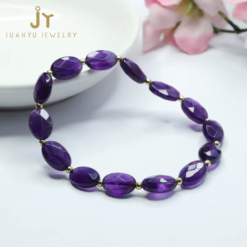 Natural Healing Crystal Bracelets  Amethyst Bracelets for Women