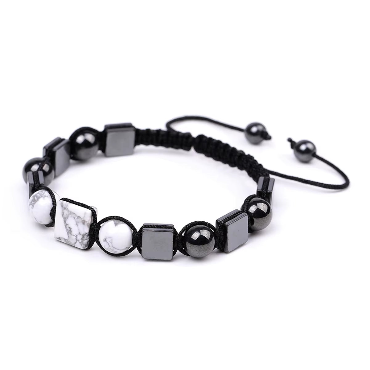 Fashion Handmade Natural Crystal Amethyst 8Mm Beads Chakra Healing Yoga Woven Adjustable Bracelets for Women Men Girls