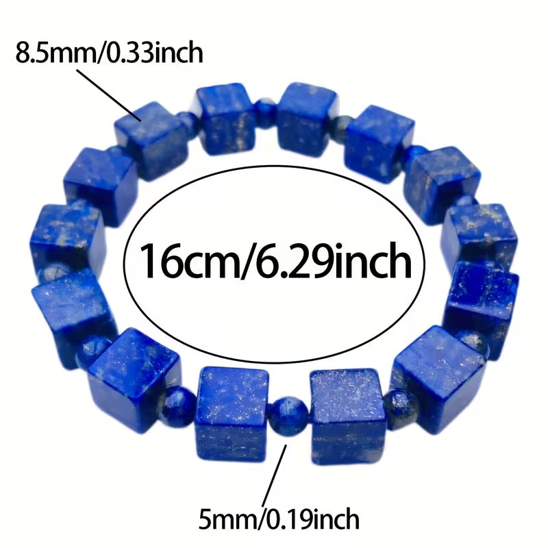Lapis Lazuli Bracelet Square-cut