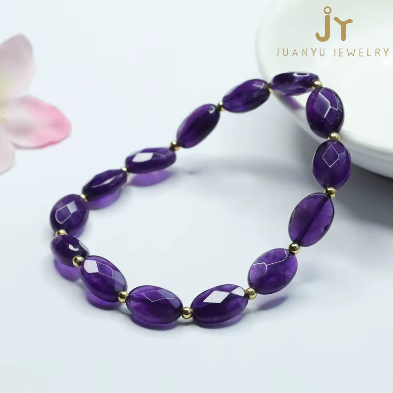 Natural Healing Crystal Bracelets  Amethyst Bracelets for Women