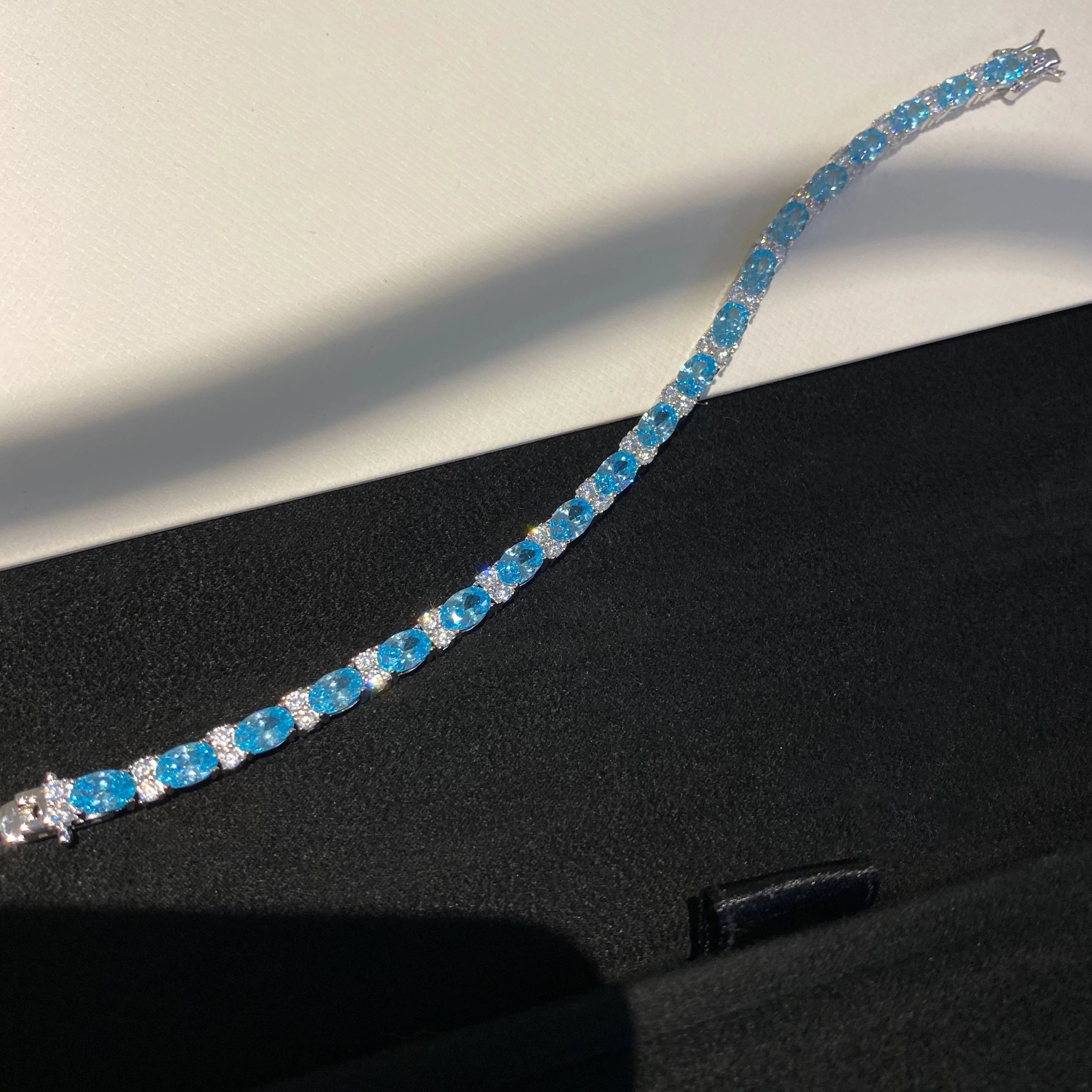 Exquisitely Crafted Fine Jewelry 925 Sterling Silver Adjustable Ruby Gemstone Woman Bracelet