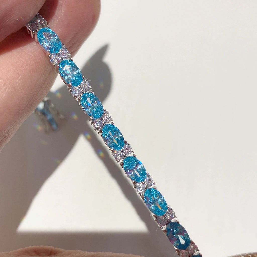 Exquisitely Crafted Fine Jewelry 925 Sterling Silver Adjustable Ruby Gemstone Woman Bracelet