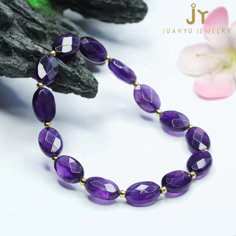 Natural Healing Crystal Bracelets  Amethyst Bracelets for Women