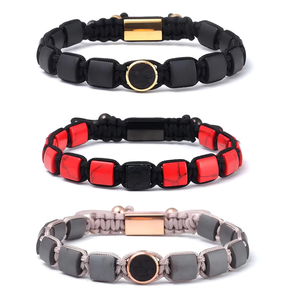 Bestselling Premium Snake Skin Natural Gemstone 8Mm Gorgeous Precious Healing Crystal Stretch Stainless Steel Beaded Bracelet